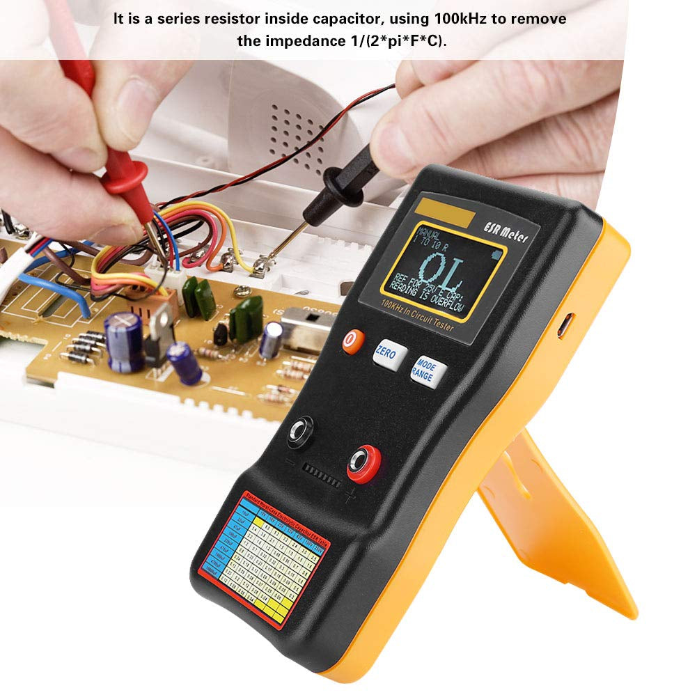 ESR Capacitance Meter, MESR-100 Auto Ranging in Circuit Tester for TV, LCD and Audio Board