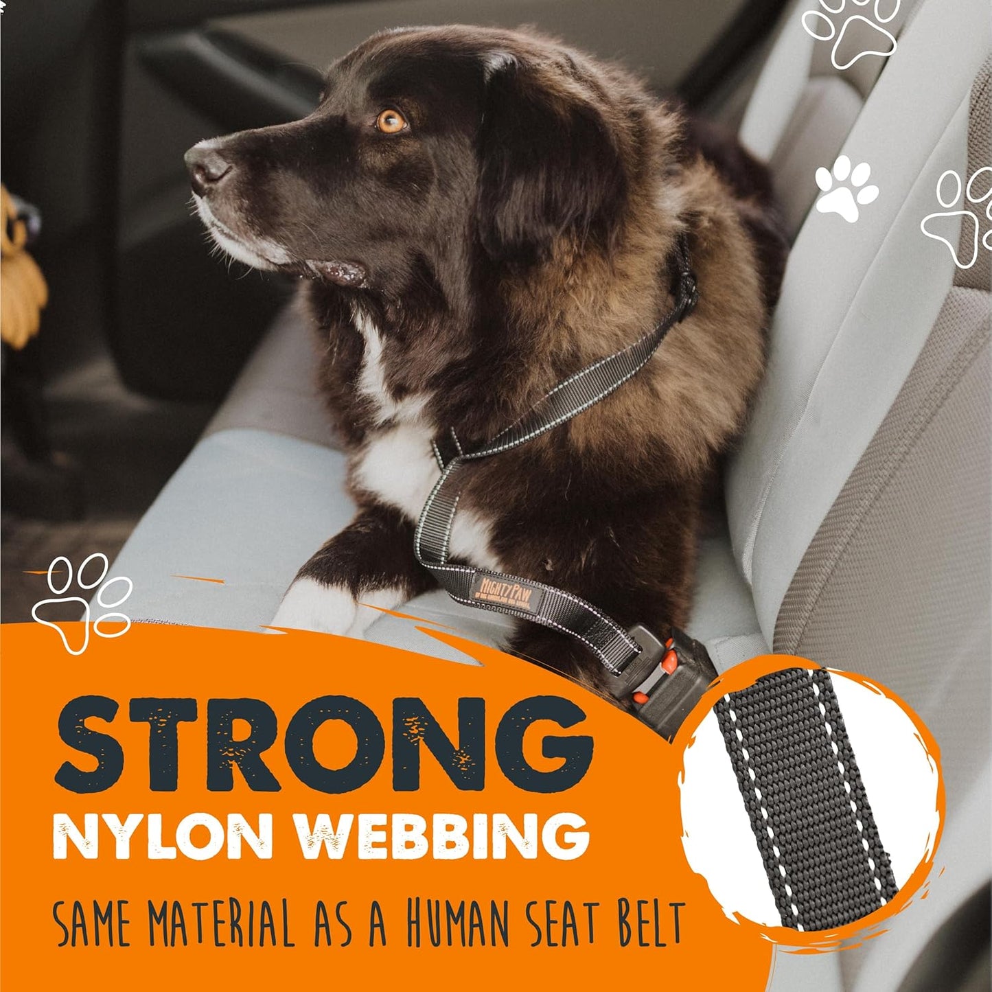 Dog Car Safety Belt | Dog Seatbelt Ensures Pet Protection While Driving - Seatbelt for Dogs for Car - Dog Vehicle Accessory - Dog Car Seat Belt Attachment - Car Leash Restraint System