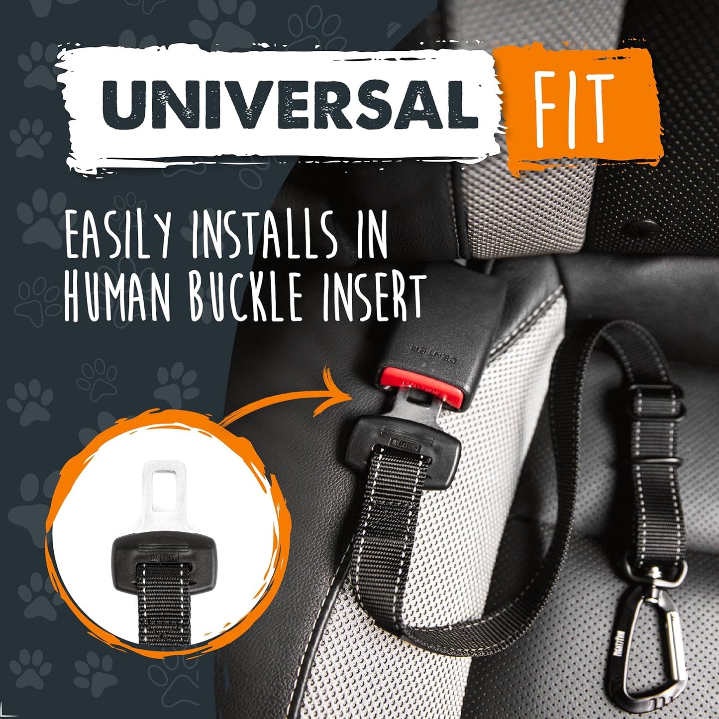 Dog Car Safety Belt | Dog Seatbelt Ensures Pet Protection While Driving - Seatbelt for Dogs for Car - Dog Vehicle Accessory - Dog Car Seat Belt Attachment - Car Leash Restraint System