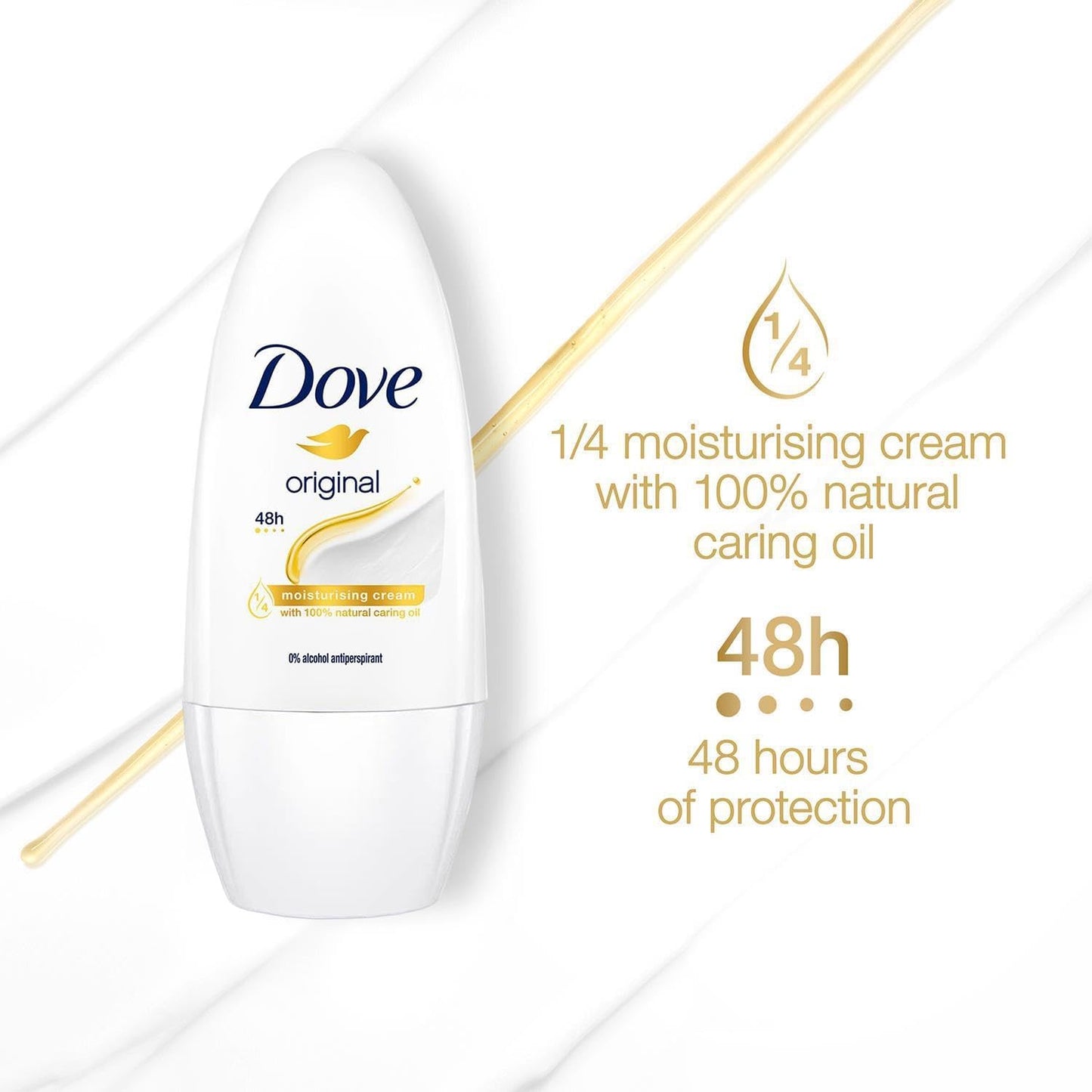 3X 50Ml Anti-Perspirant Roll-On Original