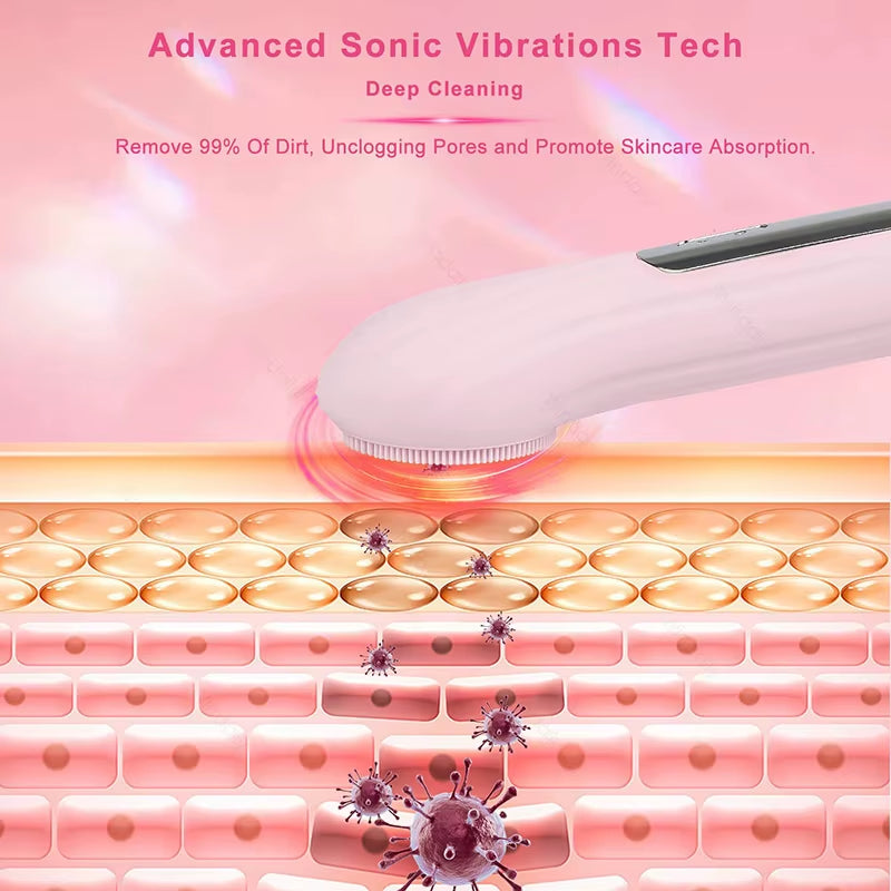 Sonic IPX7 Waterproof Facial Cleansing Brush