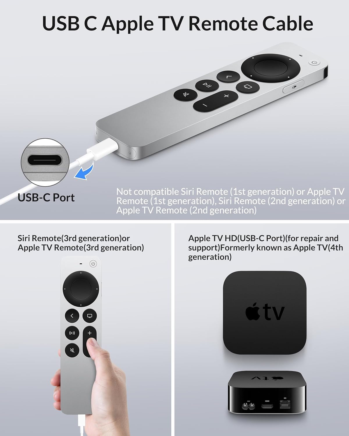 Airpods 4 Charger USB a to USB C Cable for Airpods Pro 2Nd Gen, Airpods Max 2024, Wireless Earbuds USB C Cord, Car Carplay Cable for Iphone 15/16/16 Pro Max/Plus, Ipad Car Charger Cord Charging Cable
