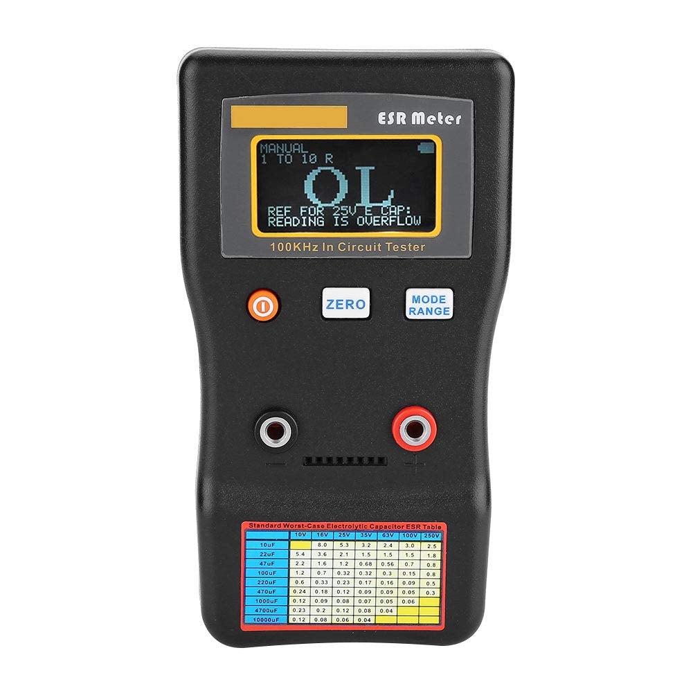 ESR Capacitance Meter, MESR-100 Auto Ranging in Circuit Tester for TV, LCD and Audio Board