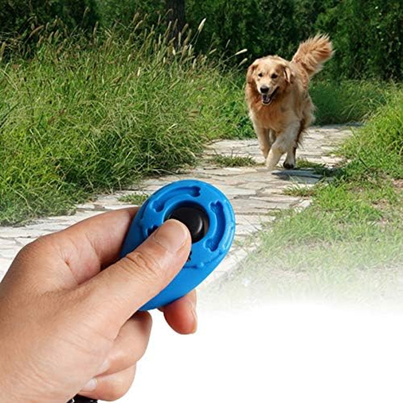 4 Pack Dog Training Clicker with Wrist Strap, Pet Training Clicker Set