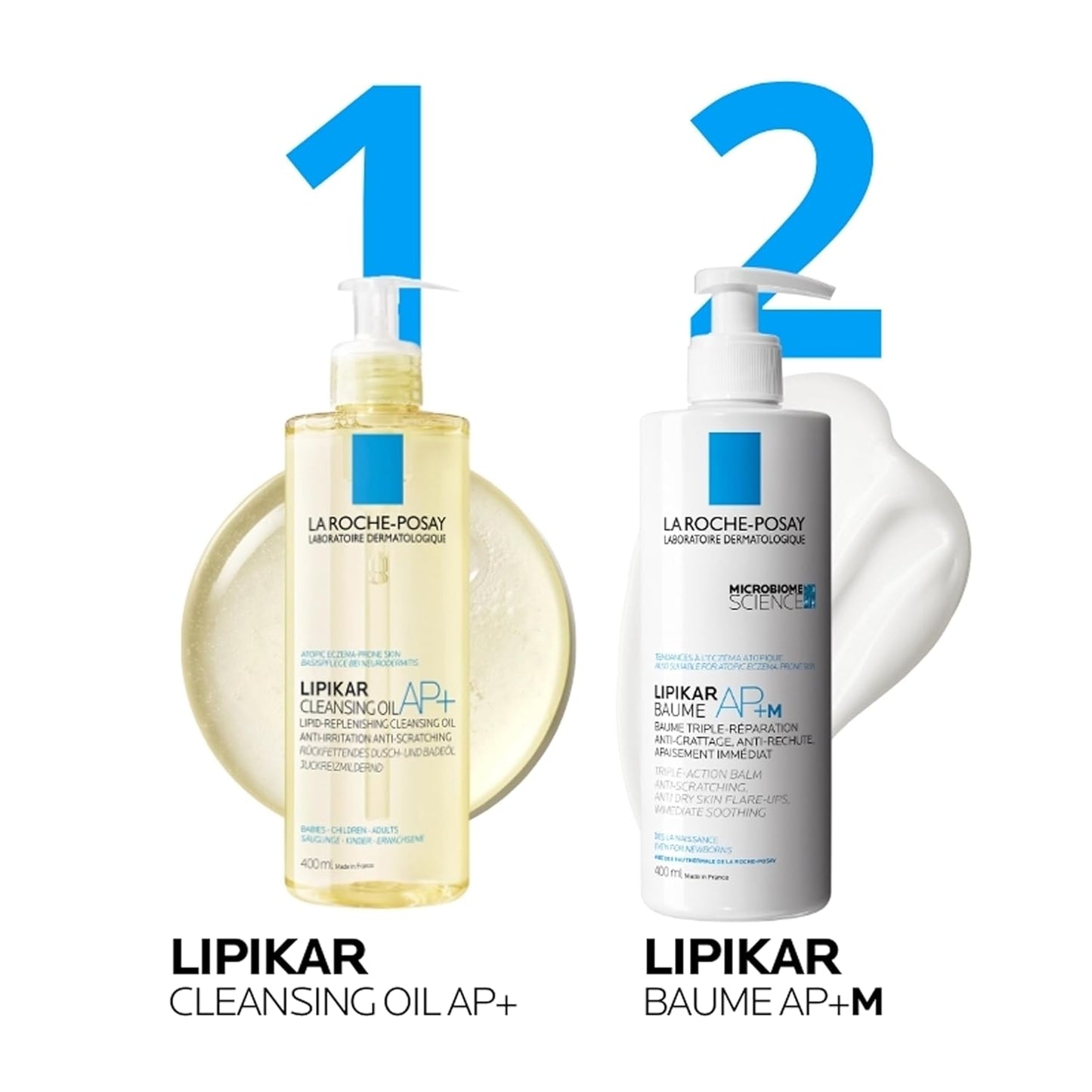 Face Cream & Body Lotion BUNDLE, Toleriane Dermallergo Creme & Lipikar Baume AP+M, Your Sensitive Skin Hydration Duo, Suitable for Sensitive, Dry to Very Dry Skin, Fragrance-Free