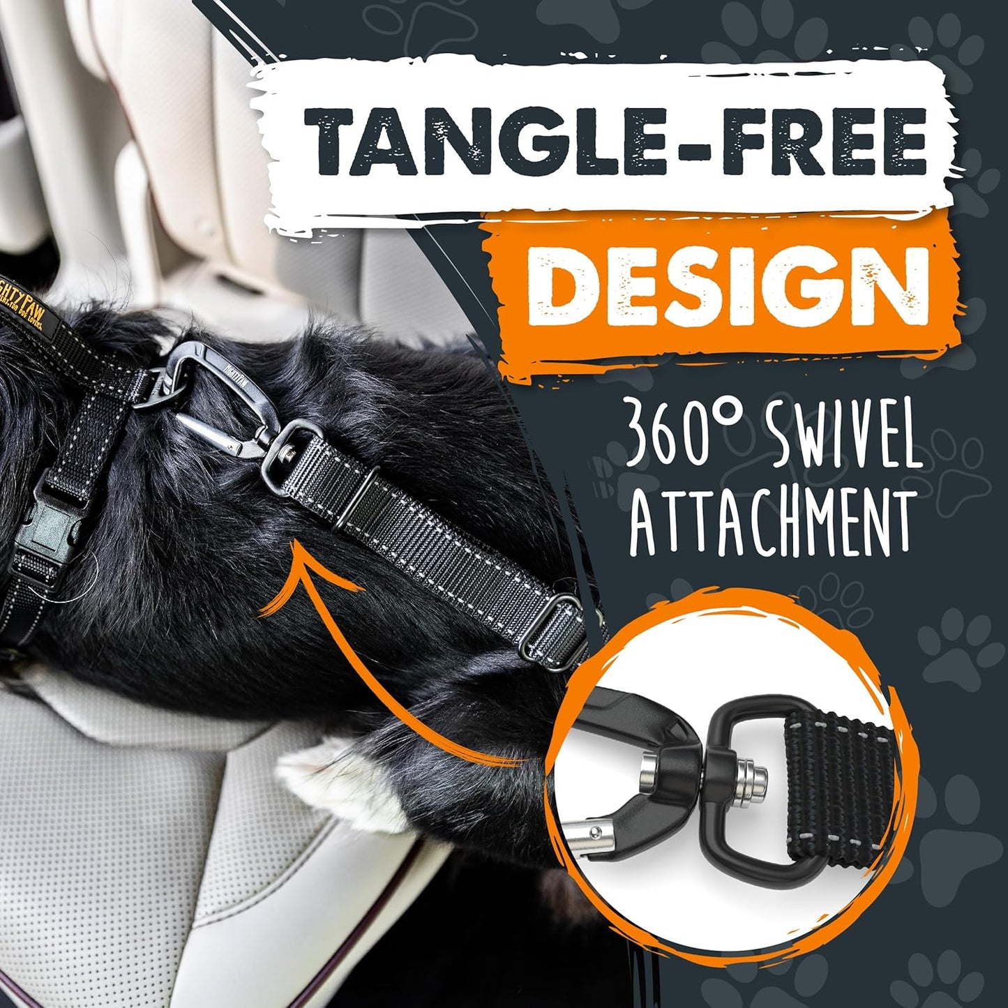 Dog Car Safety Belt | Dog Seatbelt Ensures Pet Protection While Driving - Seatbelt for Dogs for Car - Dog Vehicle Accessory - Dog Car Seat Belt Attachment - Car Leash Restraint System