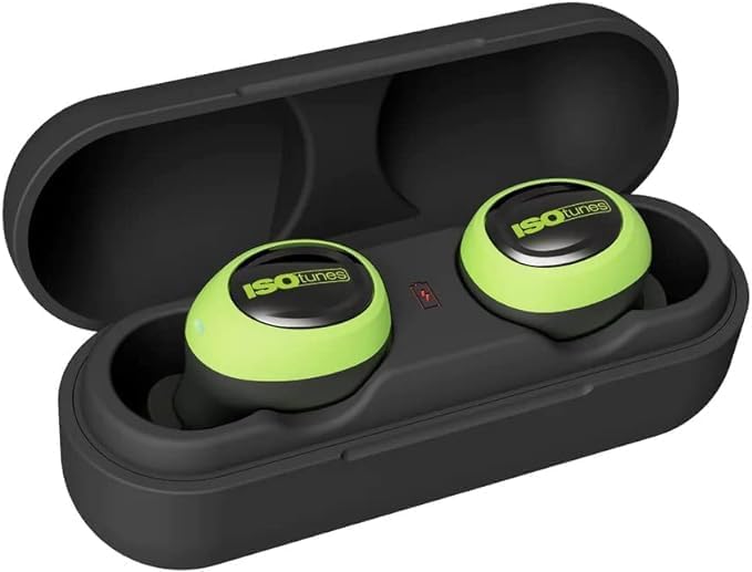 Free 2.0 True Wireless Earbuds: Improved 25 Db Noise Reduction Rating, 21 Hour Total Battery Life, Noise Cancelling Mic, OSHA Compliant Bluetooth Hearing Protector