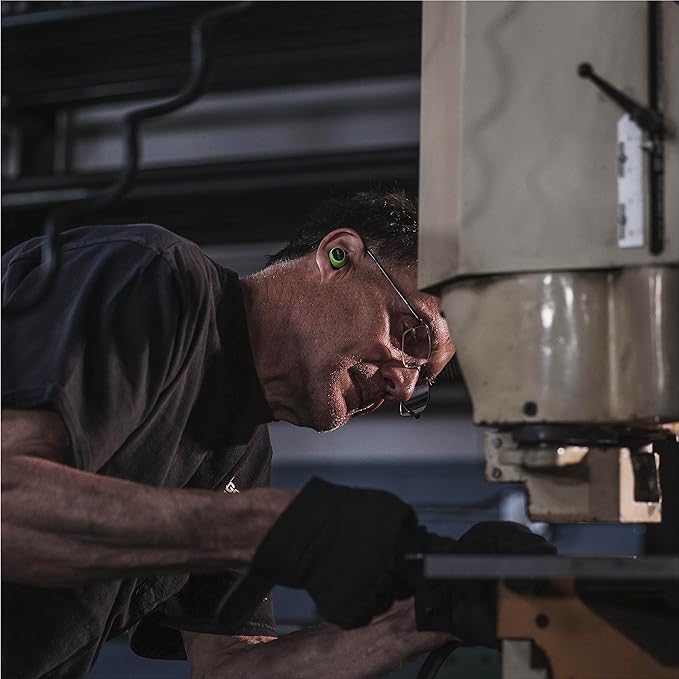 Free 2.0 True Wireless Earbuds: Improved 25 Db Noise Reduction Rating, 21 Hour Total Battery Life, Noise Cancelling Mic, OSHA Compliant Bluetooth Hearing Protector