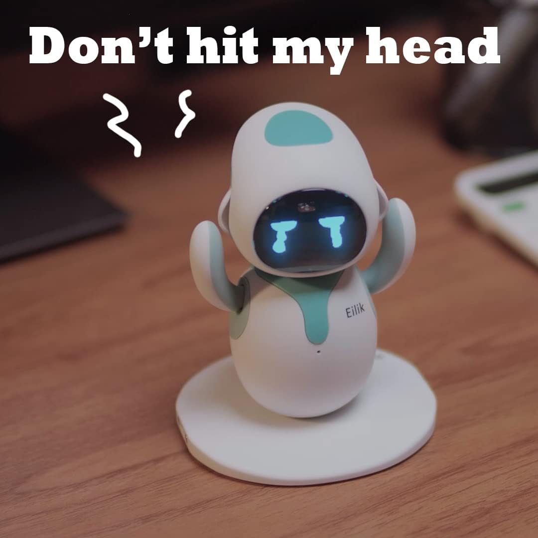 Eilik Interactive AI Robot Companion - Smart Desktop Pet with Emotional Intelligence, Touch Sensors & Voice Recognition for Kids & Adults