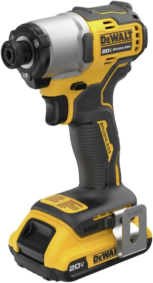 Dewalt DCF840D1 20V MAX Brushless Cordless Impact Driver - 1/4" Lightweight Variable Speed with LED