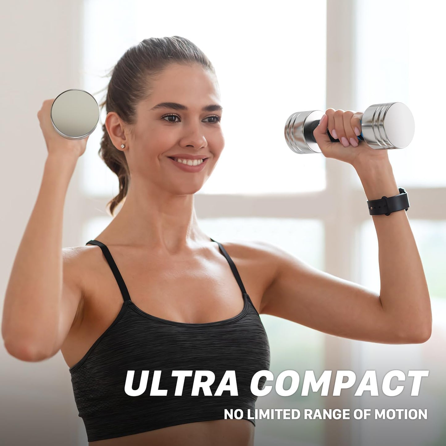 Steel Dumbbells – Ultracompact & Adjustable Chrome Dumbbells