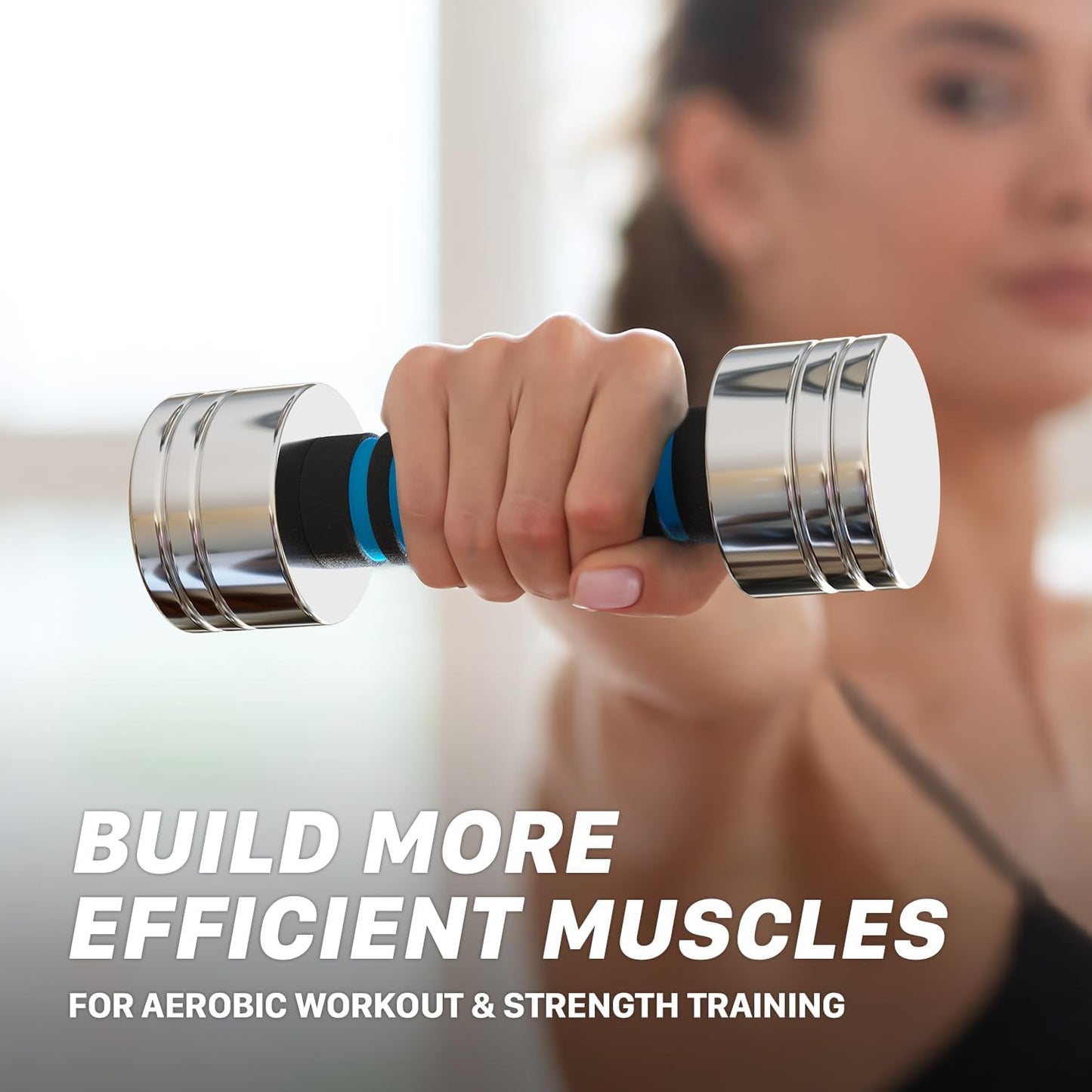 Steel Dumbbells – Ultracompact & Adjustable Chrome Dumbbells