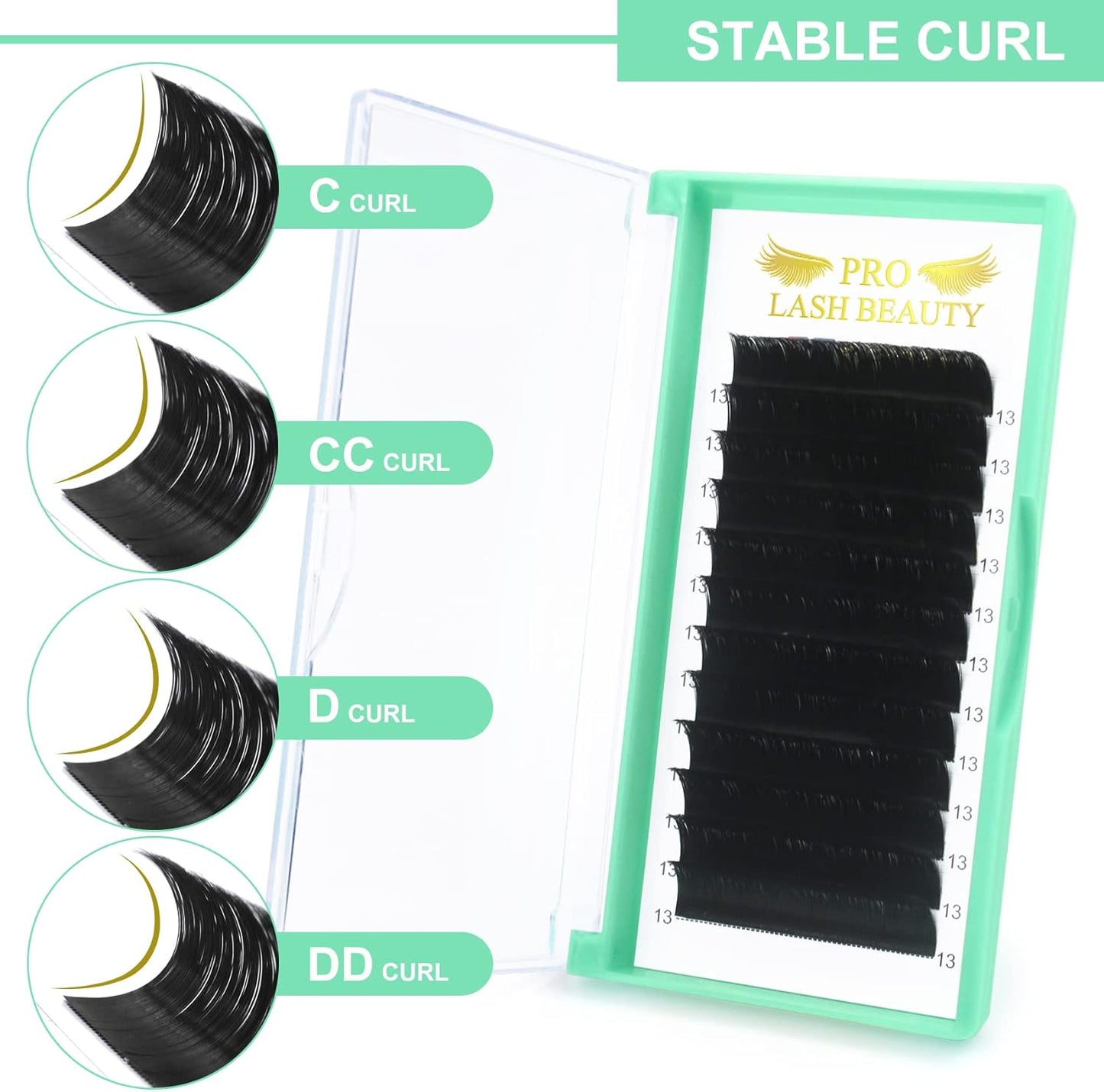Easy Fan Volume Lashes C-0.05-14 Volume Lash Extensions Rapid Blooming Lashes 9 to 20 Mm Mega Volume Lash Extensions C D Curl Flowering Lash Extensions Rapid Blooming Eyelash Extensions(C-0.05,14Mm)