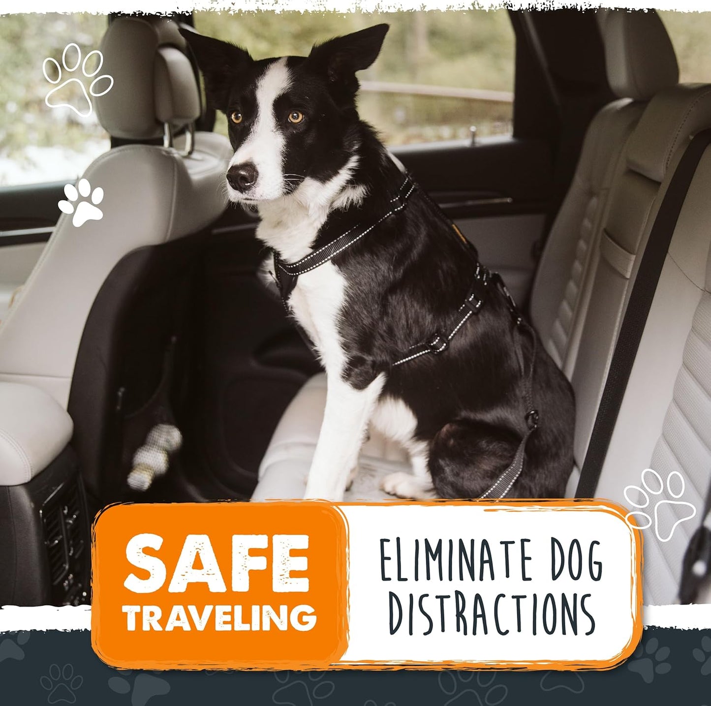 Dog Car Safety Belt | Dog Seatbelt Ensures Pet Protection While Driving - Seatbelt for Dogs for Car - Dog Vehicle Accessory - Dog Car Seat Belt Attachment - Car Leash Restraint System
