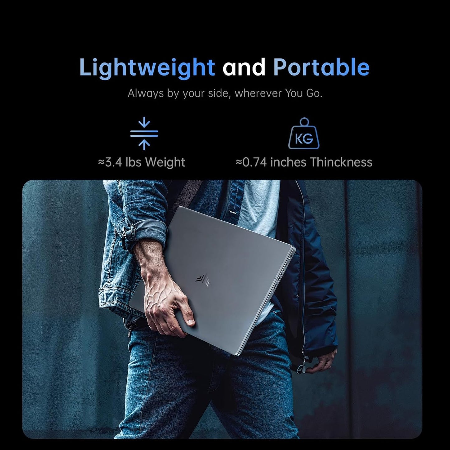 Laptop Computer Intel N97 Windows Laptop 15.6-In 16GB DDR4 512GB SSD Ordinateur Portable Numeric Keypad Wifi5 HDMI Type-C USB3.2 TRRS Webcam Office Laptops Student Laptops