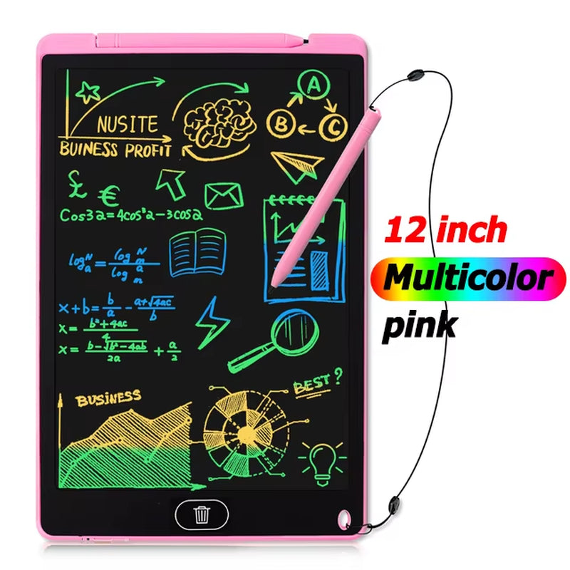 12-Inch LCD Writing Tablet – Electronic Drawing & Handwriting Pad for Kids, Digital Graphic Board Toy