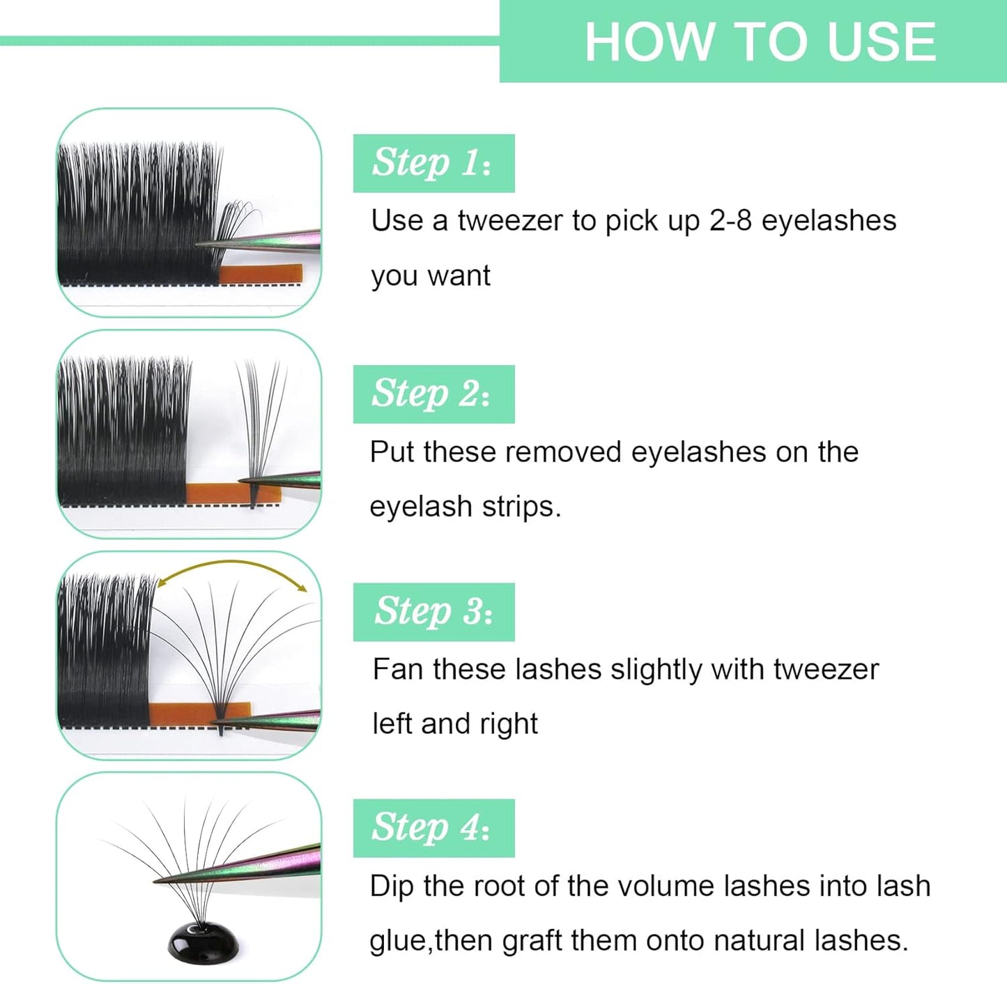 Easy Fan Volume Lashes C-0.05-14 Volume Lash Extensions Rapid Blooming Lashes 9 to 20 Mm Mega Volume Lash Extensions C D Curl Flowering Lash Extensions Rapid Blooming Eyelash Extensions(C-0.05,14Mm)