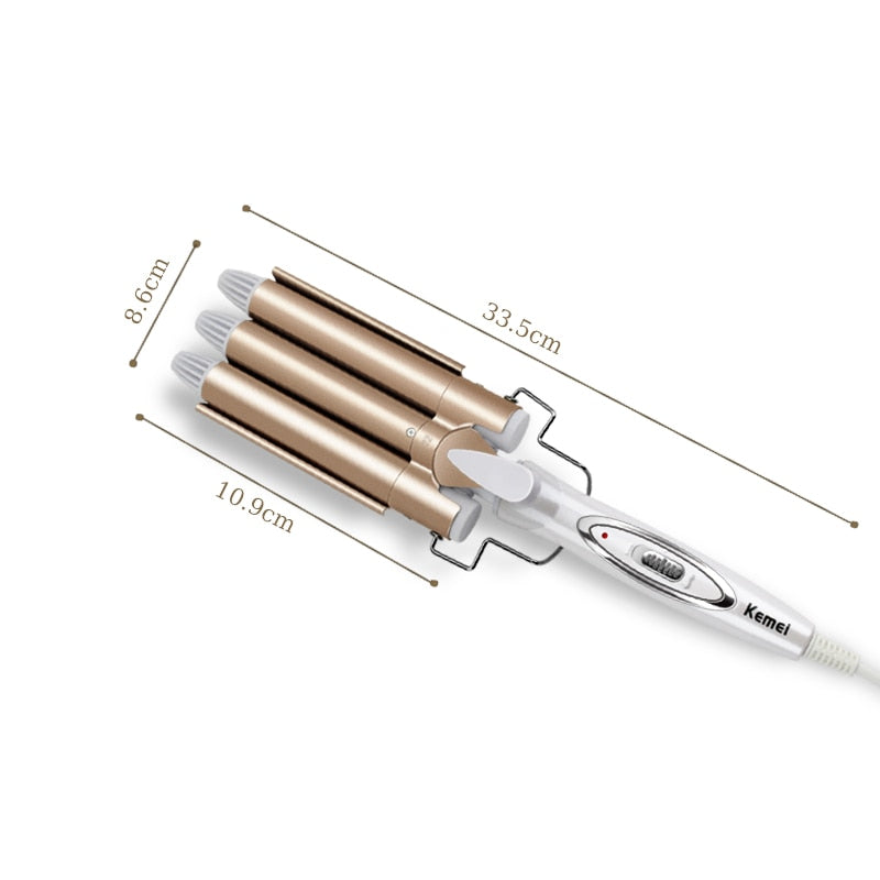Professional Hair Curling Iron Triple Barrel