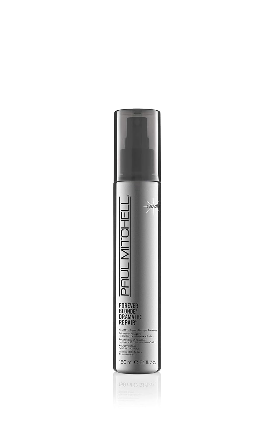 Paul Mitchell Forever Blonde Leave-In Treatment Spray, Repairs + Adds Shine, Ideal for Bleached + Lightened Hair, 150 Ml