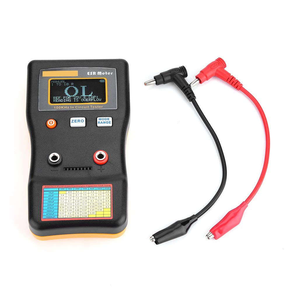 ESR Capacitance Meter, MESR-100 Auto Ranging in Circuit Tester for TV, LCD and Audio Board
