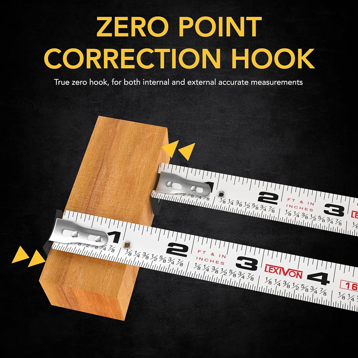 LEXIVON LX-201 2-in-1 Digital Laser Tape Measure - 130ft/40m Laser Distance Meter with 16ft/5m AutoLock Measuring Tape