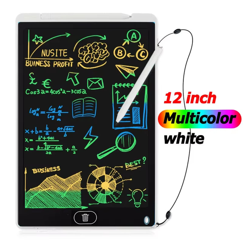 12-Inch LCD Writing Tablet – Electronic Drawing & Handwriting Pad for Kids, Digital Graphic Board Toy
