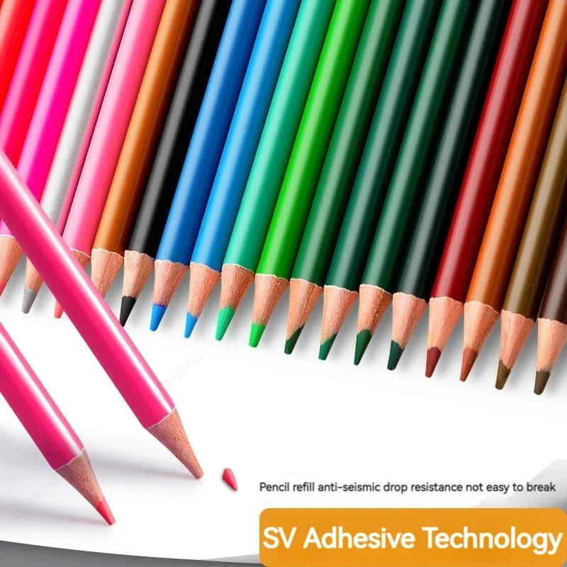 72/48 Colored Pencils Oil / Watercolor Color Pencils with Cloth Bag for Professional Drawing Sketching Art Supplies