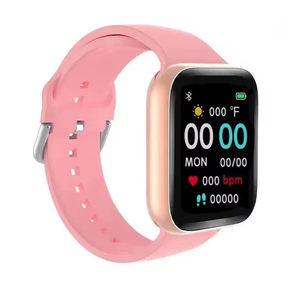TechSync X1 Smartwatch - 1.73" OLED Health Monitor with Bluetooth 5.0