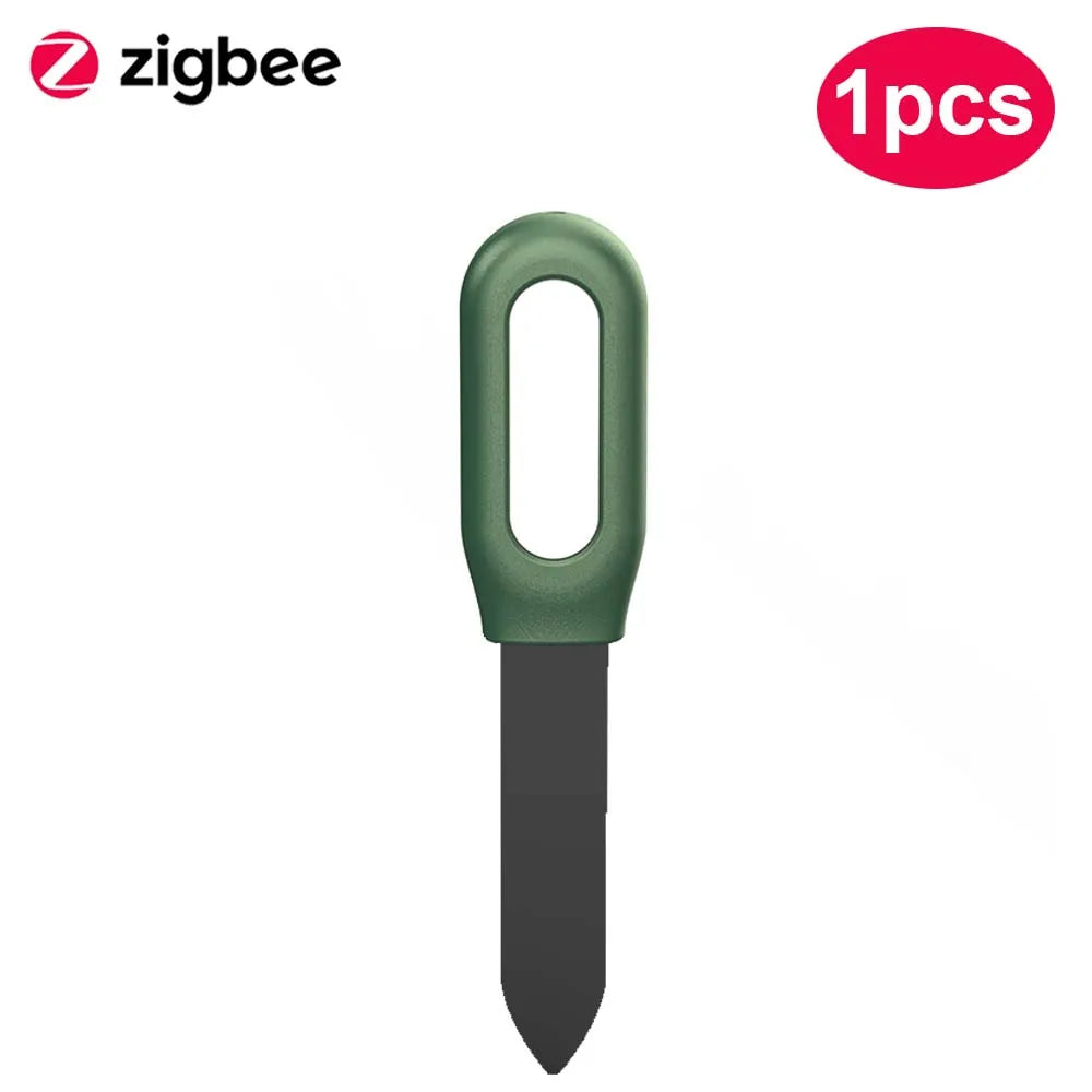 Haozee Smart Zigbee Soil Monitor - WiFi Plant Care System with Temperature & Humidity Detection for Garden Automation