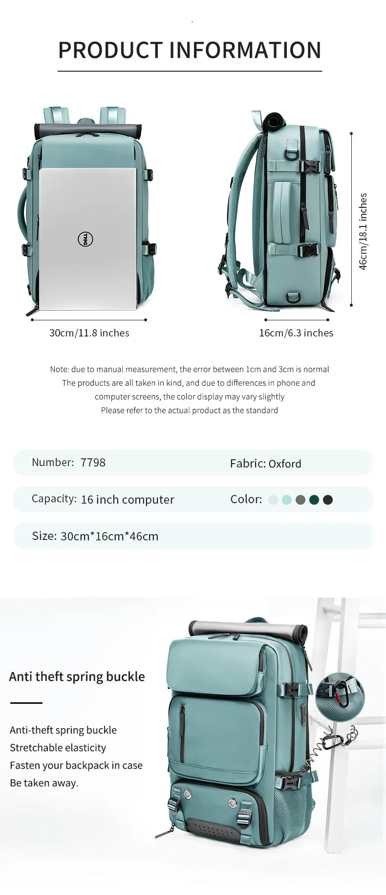 CampusPro™ Smart School Backpack with USB Charging & Shoe Compartment