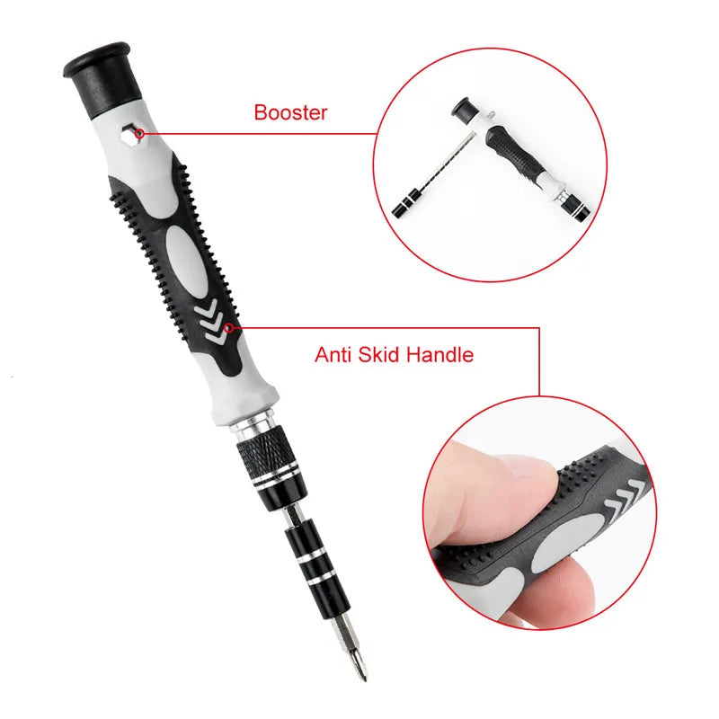 115-in-1 Precision Magnetic Screwdriver Set - Multi-Tool Kit with 98 Bits for Computer & Phone Repair