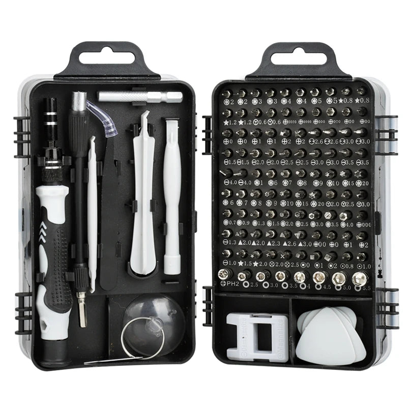 115-in-1 Precision Magnetic Screwdriver Set - Multi-Tool Kit with 98 Bits for Computer & Phone Repair