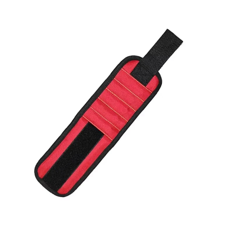 Professional Magnetic Wristband Tool Holder - Adjustable Electrician's Wrist Belt for Screws, Nails & Small Hardware