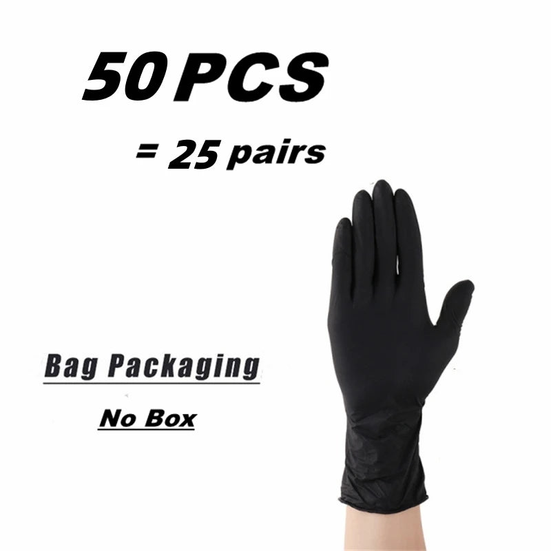 Canadian Shield Industrial Black Nitrile Gloves - Heavy-Duty Professional Protection