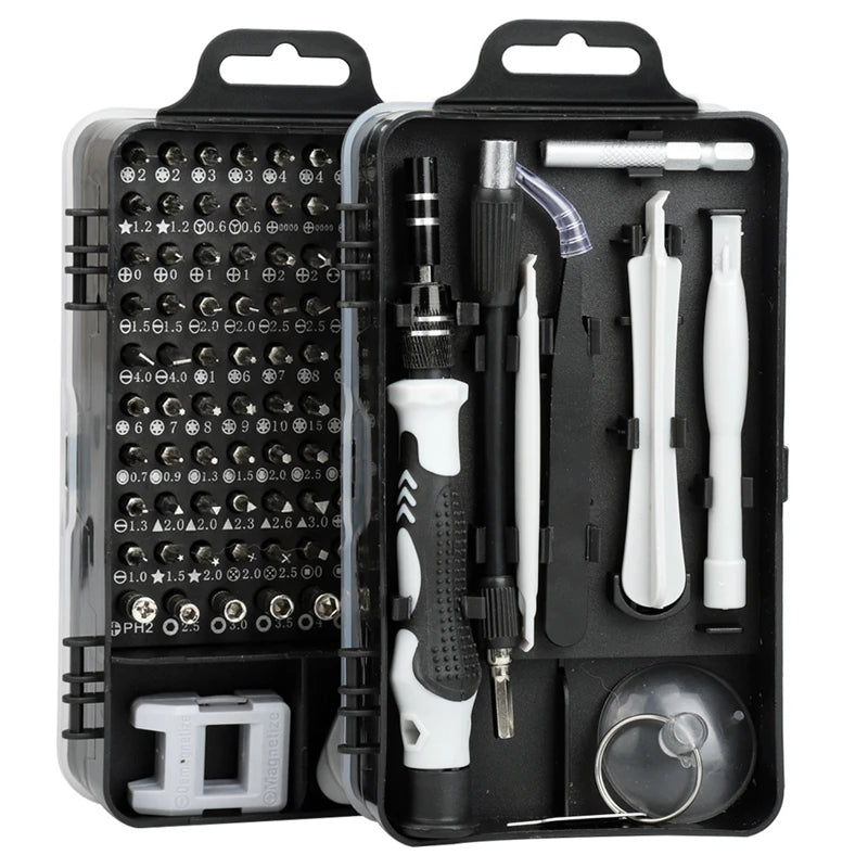 115-in-1 Precision Magnetic Screwdriver Set - Multi-Tool Kit with 98 Bits for Computer & Phone Repair