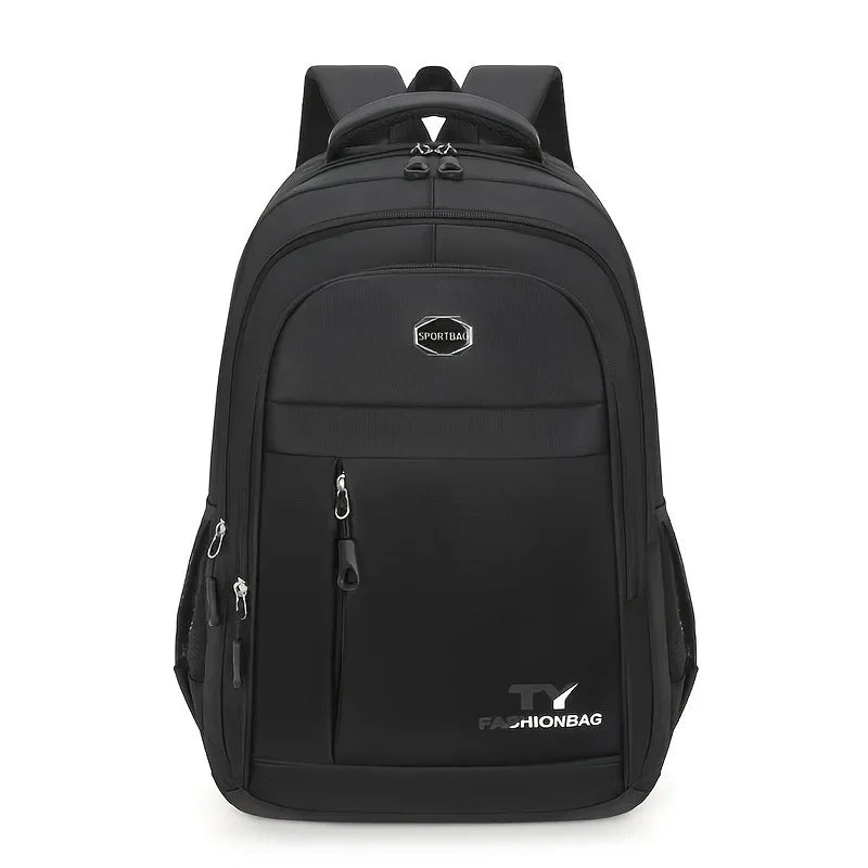 Large Capacity Waterproof School Backpack – Adjustable Laptop Bag for Men