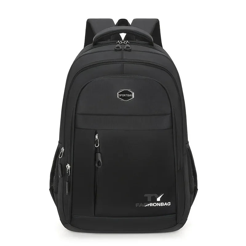 Large Capacity Waterproof School Backpack – Adjustable Laptop Bag for Men