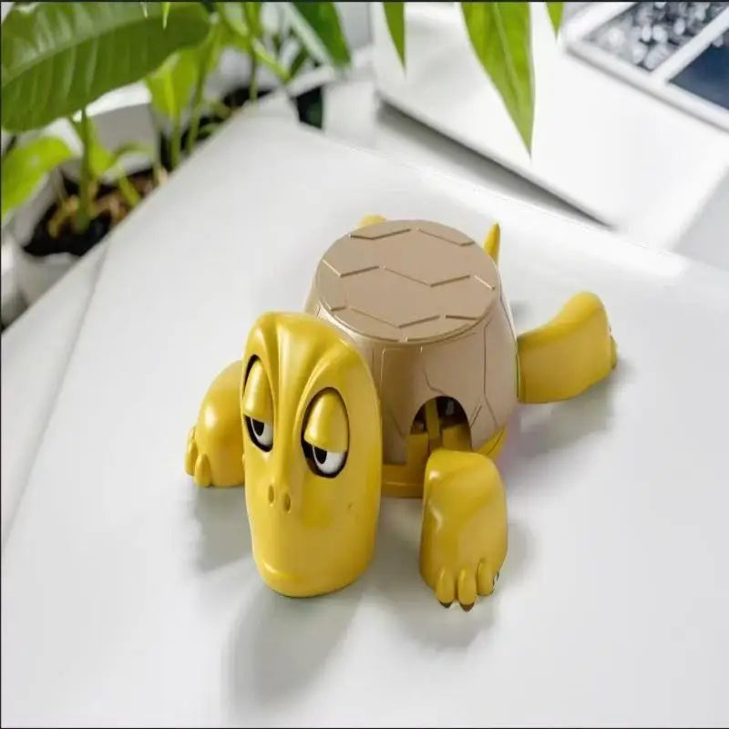 Panicked Turtle 3D Printed Coaster - Funny Expression Insulated Cup Mat for Home & Office Décor