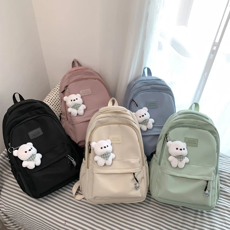 KawaiiTrend™ High-Capacity Laptop Backpack – Waterproof School Bag for Teens & Adults