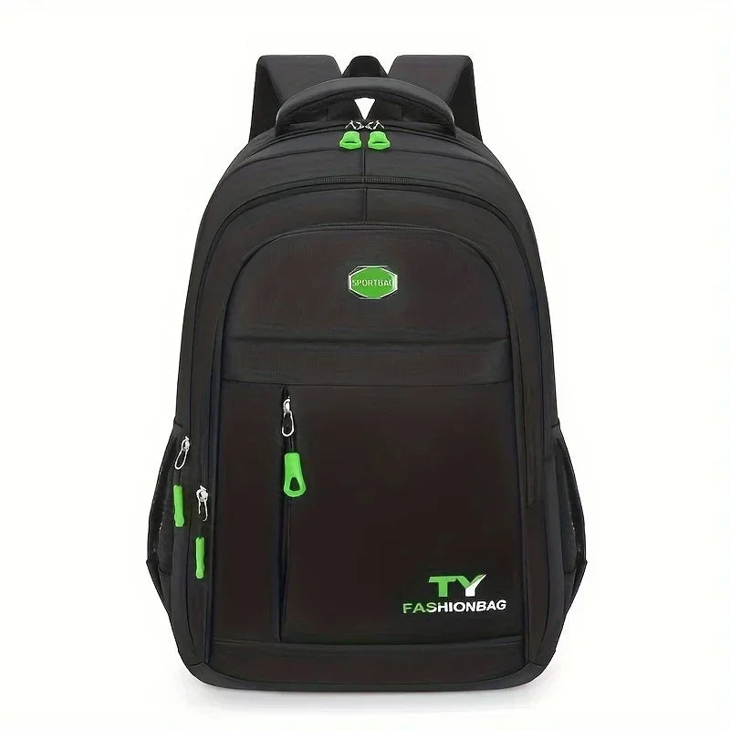 Large Capacity Waterproof School Backpack – Adjustable Laptop Bag for Men