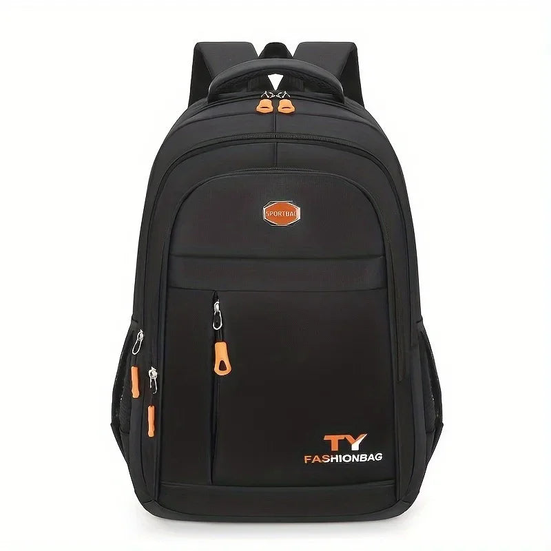 Large Capacity Waterproof School Backpack – Adjustable Laptop Bag for Men
