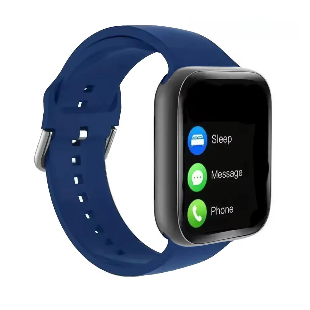 TechSync X1 Smartwatch - 1.73" OLED Health Monitor with Bluetooth 5.0