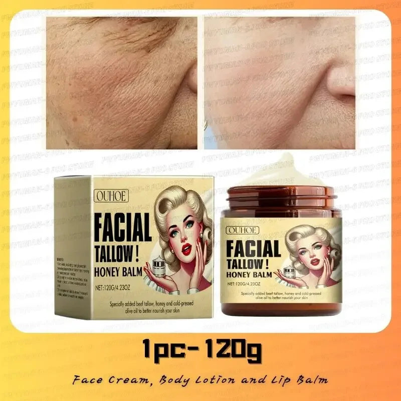 Canadian Prairie Whipped Tallow & Honey Renewal Balm 120g