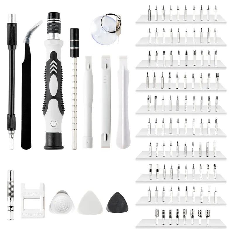 115-in-1 Precision Magnetic Screwdriver Set - Multi-Tool Kit with 98 Bits for Computer & Phone Repair