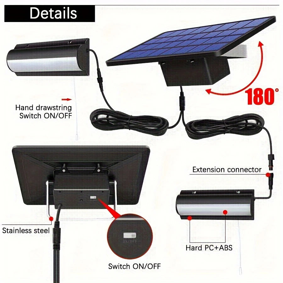 Canadian Jungle Solar Pendant Light - Upgraded Auto-Sensing Indoor/Outdoor Illumination