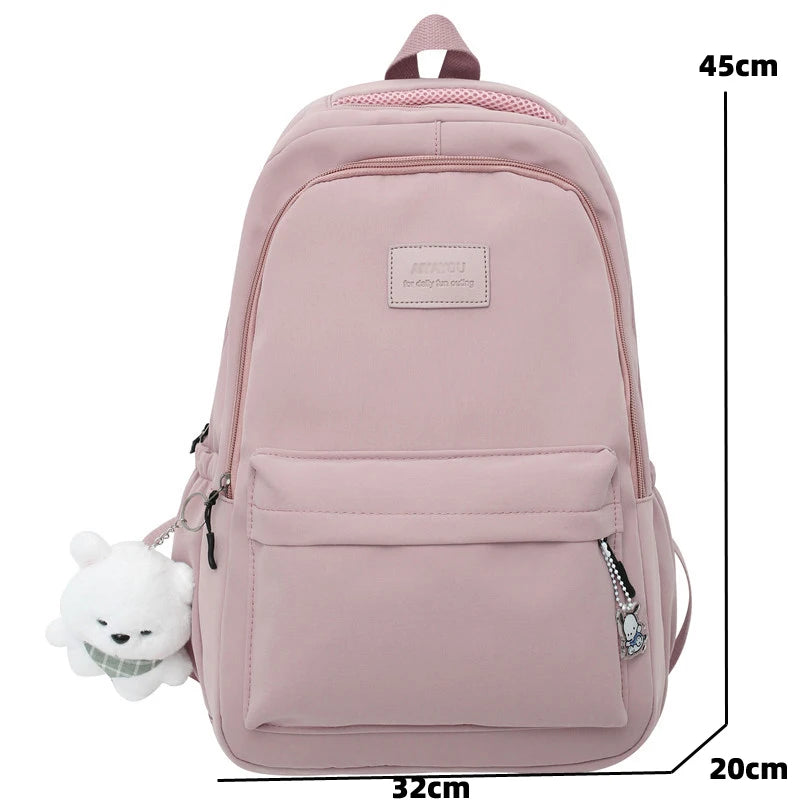 KawaiiTrend™ High-Capacity Laptop Backpack – Waterproof School Bag for Teens & Adults