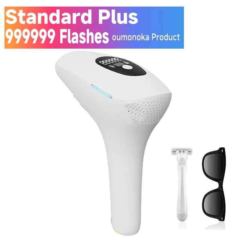 All-in-One IPL Laser Hair Removal & Grooming Device – Permanent Epilator, Shaver & Hair Straightener