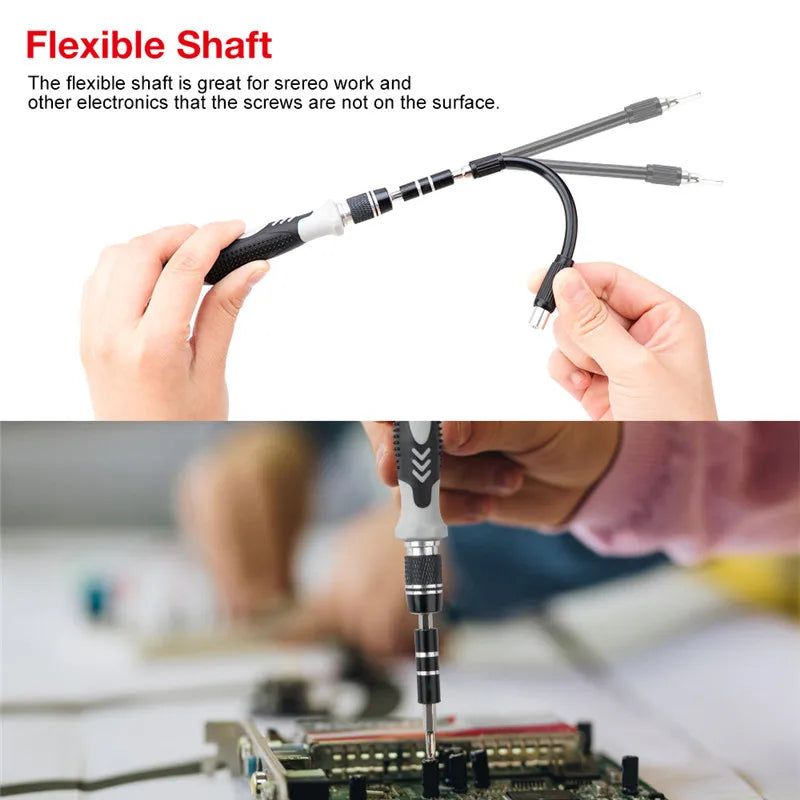 115-in-1 Precision Magnetic Screwdriver Set - Multi-Tool Kit with 98 Bits for Computer & Phone Repair