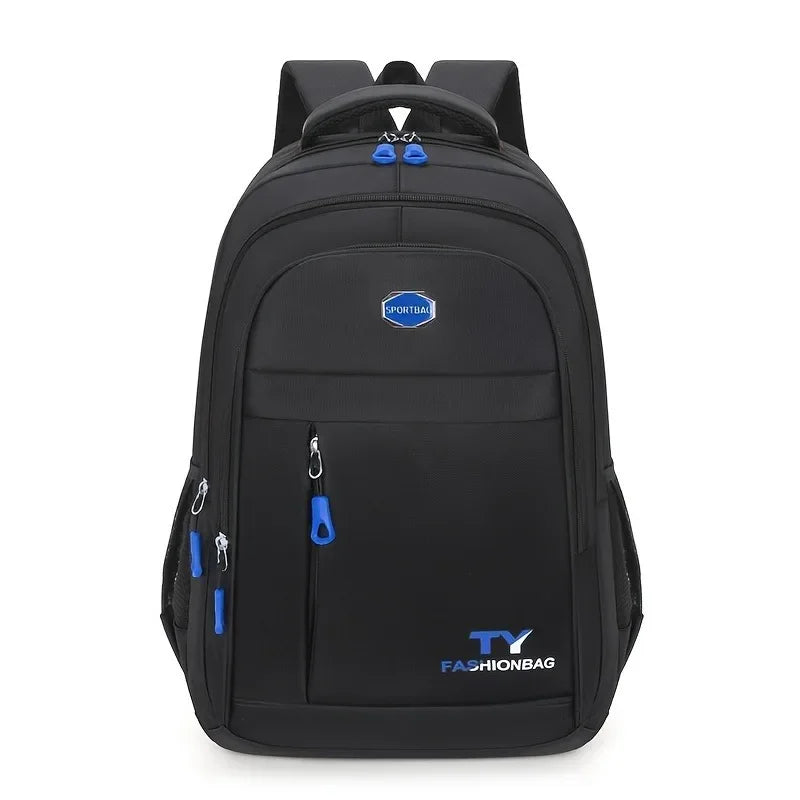 Large Capacity Waterproof School Backpack – Adjustable Laptop Bag for Men