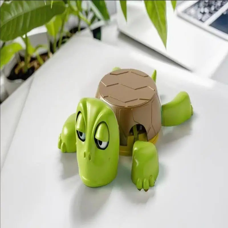 Panicked Turtle 3D Printed Coaster - Funny Expression Insulated Cup Mat for Home & Office Décor